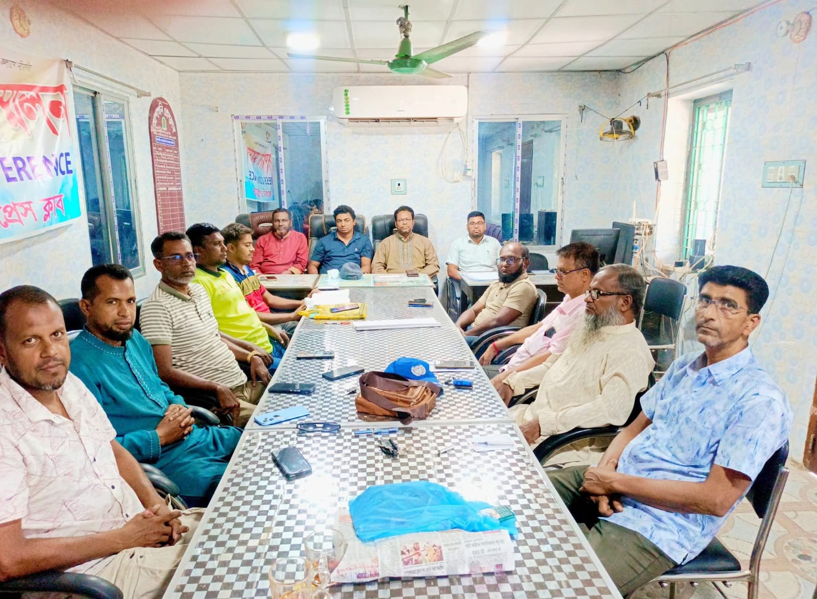 আশাশুনি প্রেস ক্লাবের কার্যনির্বাহী  কমিটির সভা অনুষ্ঠিত