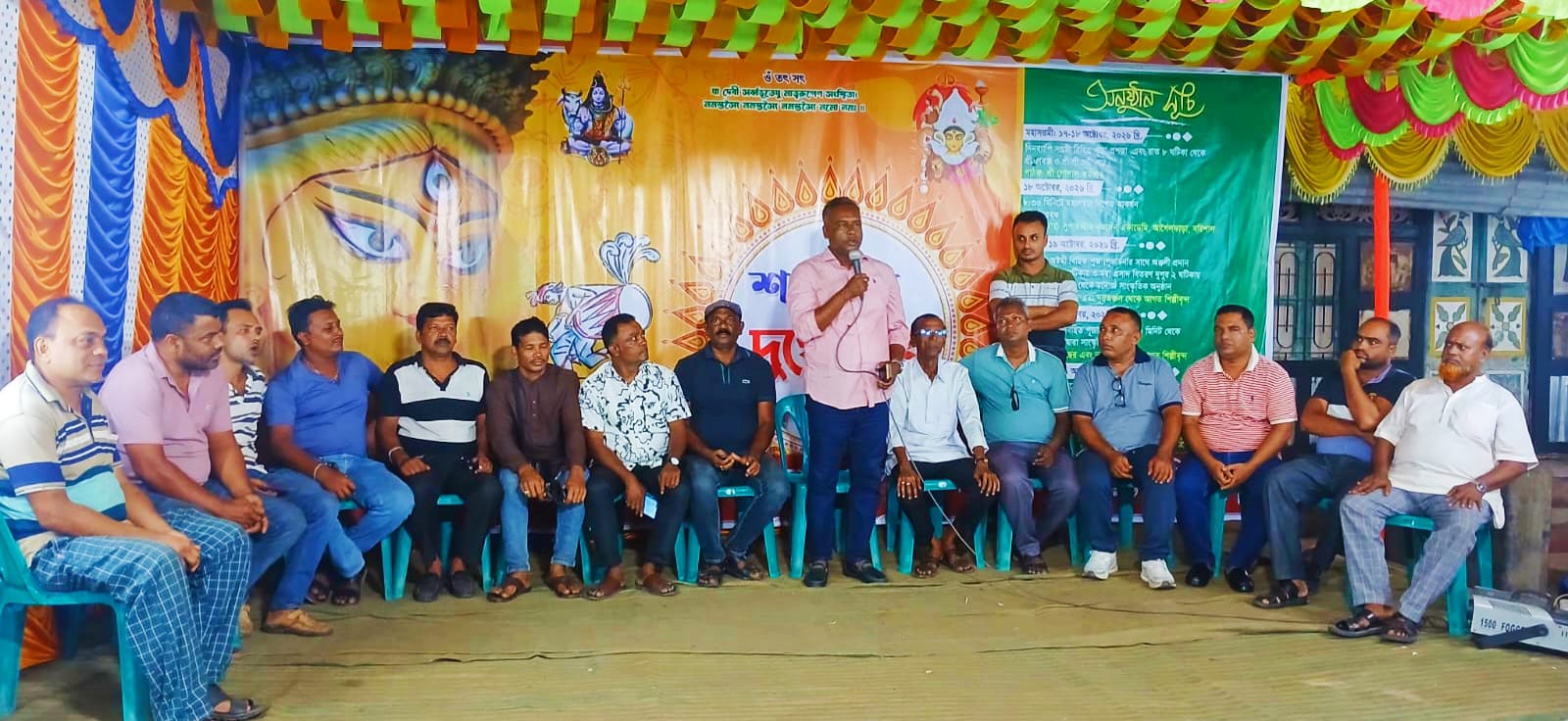 আগৈলঝাড়ায় জেলা উত্তর যুবদলের বিভিন্ন পূজা মন্ডপ পরিদর্শন 