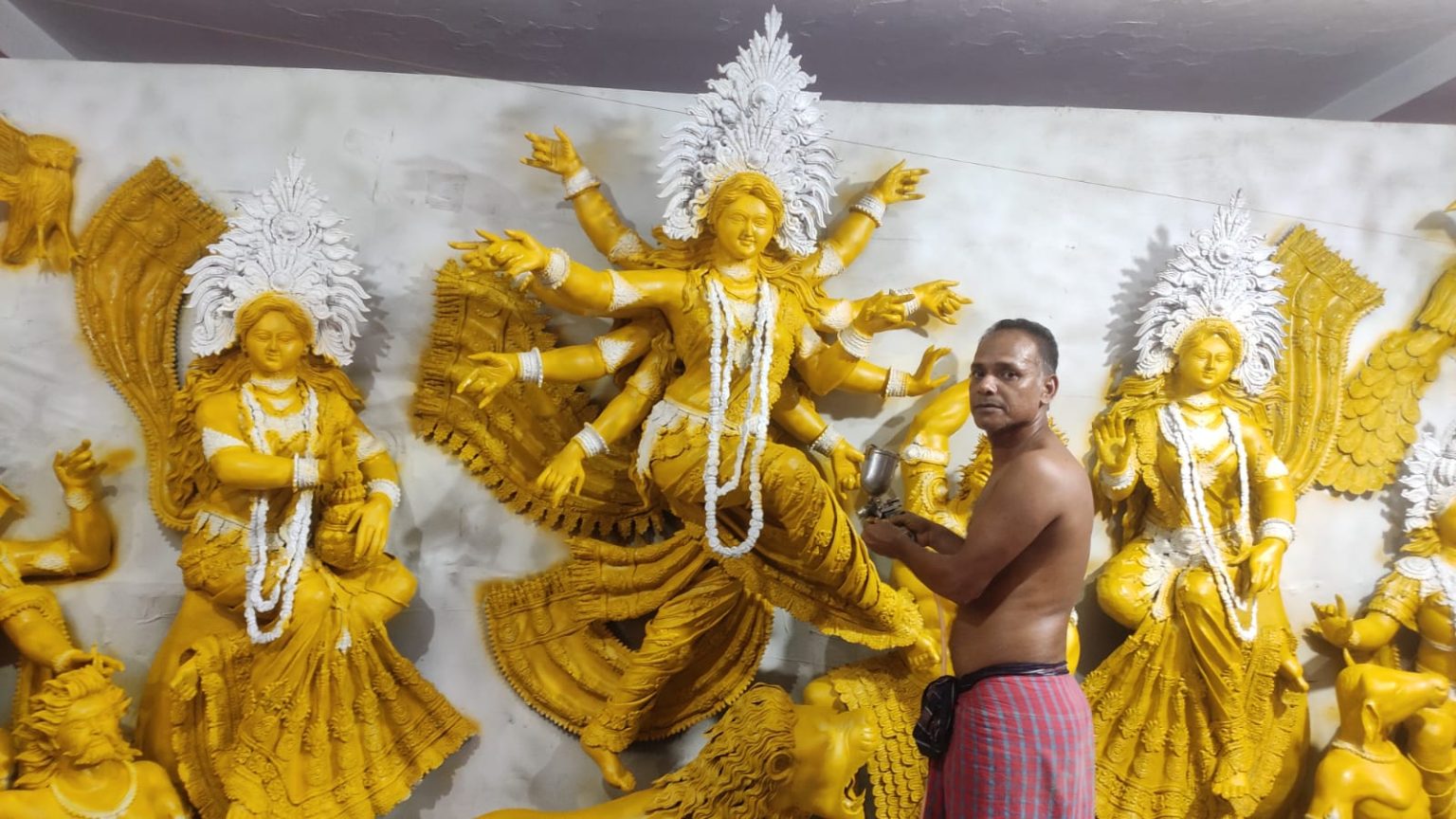 হরিঢালীতে ১৭ ও কপিলমুনিতে ১৬ মন্ডপে অনুষ্ঠিত হবে দুর্গাপূজা