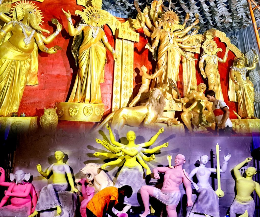 কচুয়ায় ৪৩ টি মন্দিরে সরকারের বরাদ্দকৃত চাউল বিতরণ