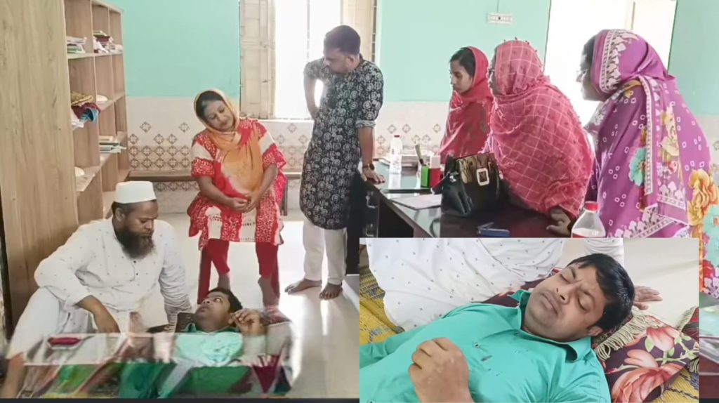 কালীগঞ্জে প্রাথমিক শিক্ষককে বেধড়ক পেটালেন স্বেচ্ছাসেবকদল নেতা