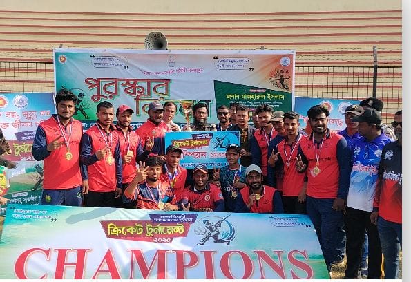 সাতক্ষীরায় মাদক বিরোধী গণসচেতনতা সৃষ্টিতে ক্রিকেট টুর্নামেন্ট’র পুরস্কার বিতরণ