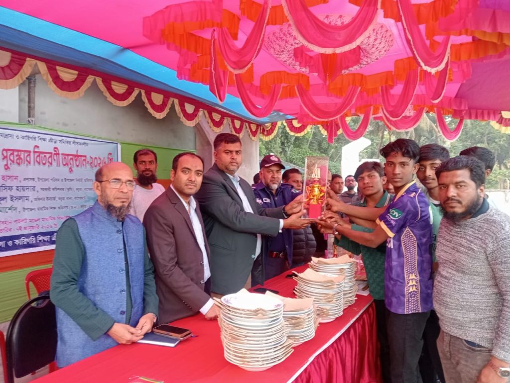 কচুয়ায় স্কুল, মাদ্রাসার শীতকালীন ক্রীড়া প্রতিযোগিতা ও পুরস্কার বিতরণী অনুষ্ঠান অনুষ্ঠিত