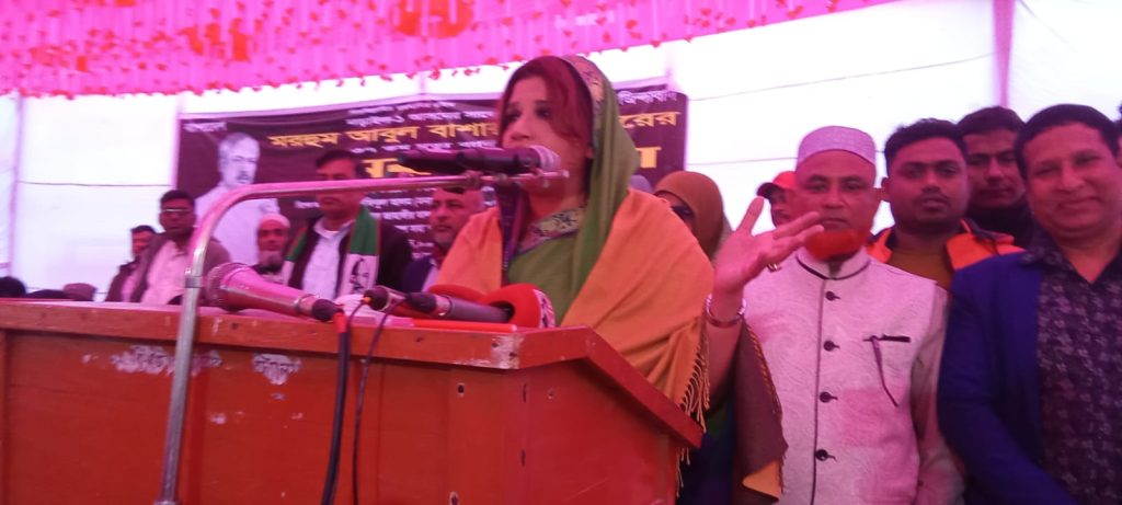 কালিয়ায় স্মরণ সভায় শামা ওবায়েদ “জাতীয়তাবাদী দলের হাতেই দেশ নিরাপদ”